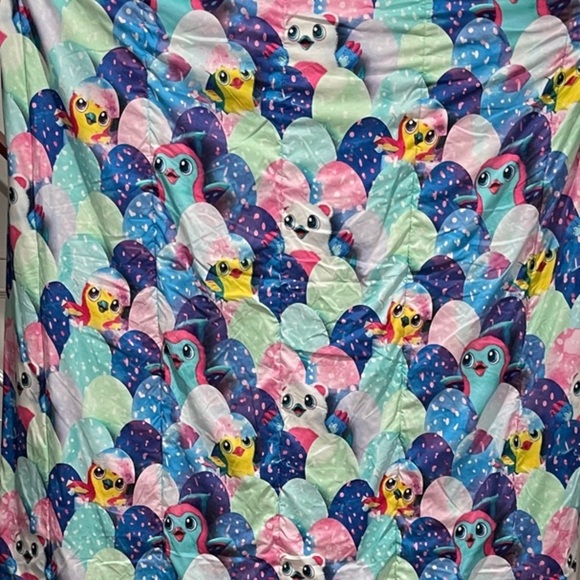 Hatchimals Colorful Kids Blanket Twin - Picture 2 of 2
